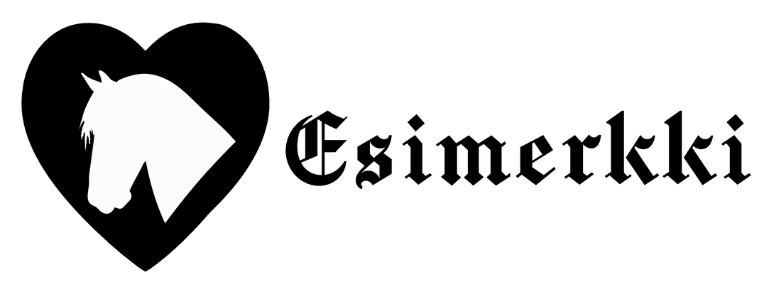 Esimerkki siluetista taustalla ja tekstillä